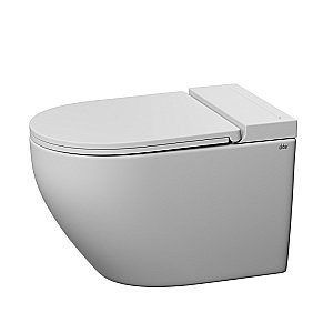 Унитаз подвесной Abber Bequem AC1126P белый, с крышкой микролифт купить в интернет-магазине Sanbest