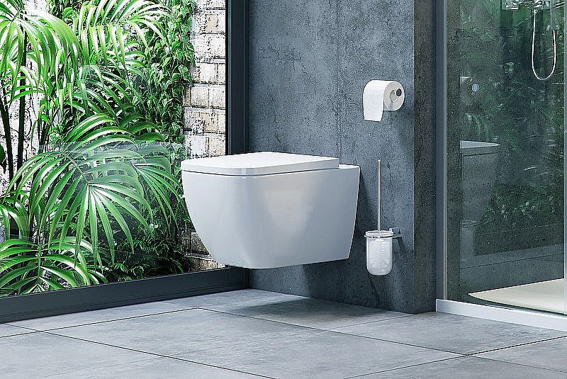 Унитаз подвесной Excellent Ness CENL.3509.500.WH безободковый, с крышкой микролифт купить в интернет-магазине Sanbest