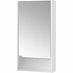 Зеркальный шкаф Акватон Сканди 1A252002SD010 45 белый купить в интернет-магазине сантехники Sanbest