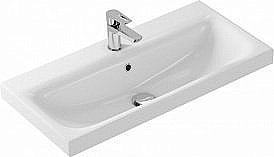Раковина Aqwella MODUO SLIM 80 белая купить в интернет-магазине сантехники Sanbest