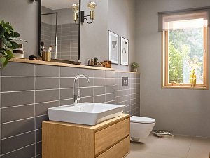 Смеситель для раковины Hansgrohe Rebris E 72576000 купить в интернет-магазине сантехники Sanbest