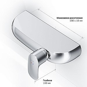 Смеситель для душа AM.PM Sensation F3020000 купить в интернет-магазине сантехники Sanbest