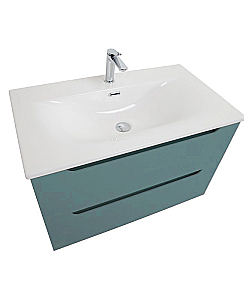 Тумба с раковиной BelBagno 120 ETNA-1200-2C-SO-AO+BB-8099-120 голубая матовая для ванной в интернет-магазине Sanbest