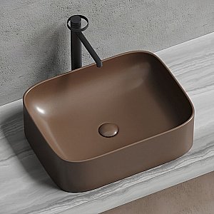 Раковина Ceramica Nova Element 50 CN6052MDB темно-коричневая матовая купить в интернет-магазине Sanbest