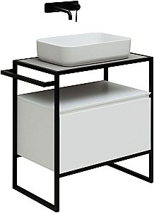 Тумба с раковиной Allen Brau Priority 70 1.31001.WM белый матовый для ванной в интернет-магазине Sanbest