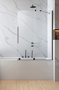 Шторка для ванны Radaway Furo Brushed GunMetal PND II 150 стекло прозрачное/профиль брашированный оружейная сталь купить в интернет-магазине Sanbest