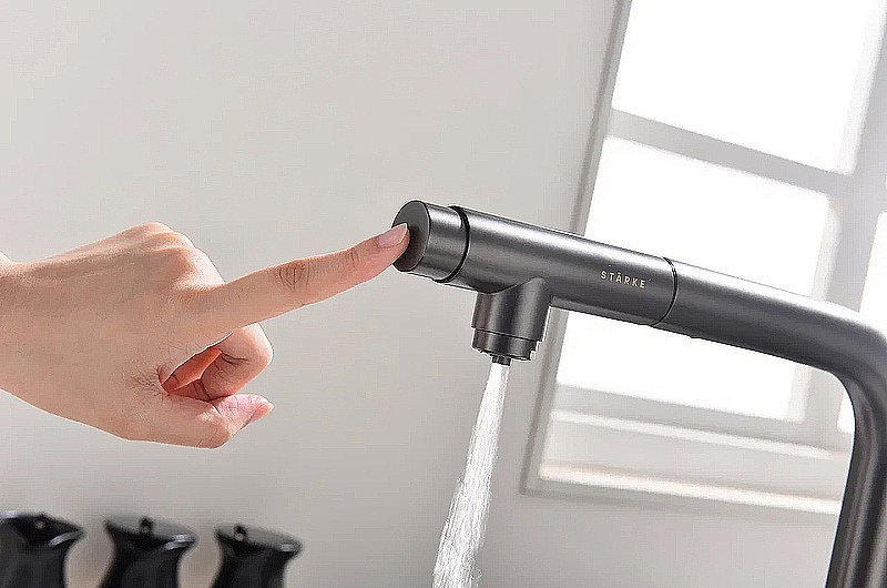 Смеситель для кухни Paulmark Viper Vi213105-GM беретта купить в интернет-магазине сантехники Sanbest