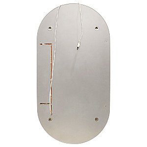 Зеркало-шкаф Art&Max BARI AM-Bar-500-1000-1D-R-DS-F-White белый матовый купить в интернет-магазине сантехники Sanbest