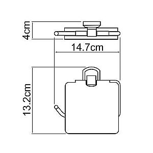 Держатель туалетной бумаги WasserKRAFT Oder К-3025 купить в интернет-магазине сантехники Sanbest