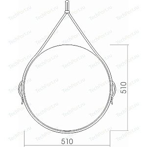 Зеркало Mixline Капитан 539789 51 в ванную от интернет-магазине сантехники Sanbest