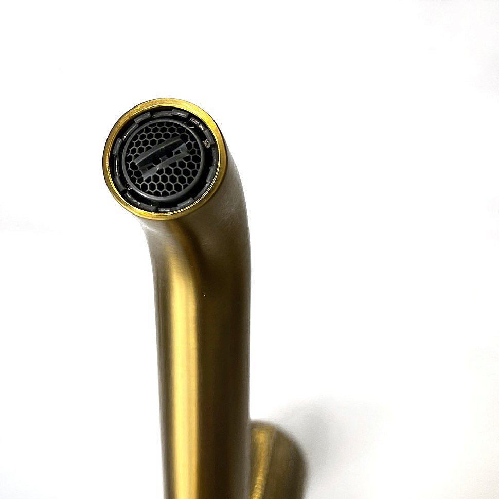 Смеситель для раковины PAINI Cox grip 7GPJ205OLL золото матовое купить в интернет-магазине сантехники Sanbest