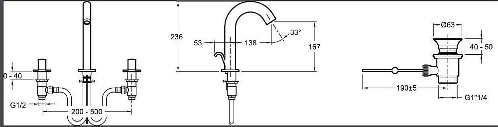 Cмеситель для раковины Jacob Delafon TALAN E10086RU-CP купить в интернет-магазине сантехники Sanbest