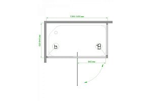 Душевой уголок Royal Bath RB HV-C-CH 140х80 купить в интернет-магазине Sanbest