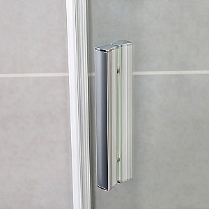 Душевой уголок Vincea Slim-U VSP-2SU900CLB 90x90 стекло прозрачное/профиль черный купить в интернет-магазине Sanbest