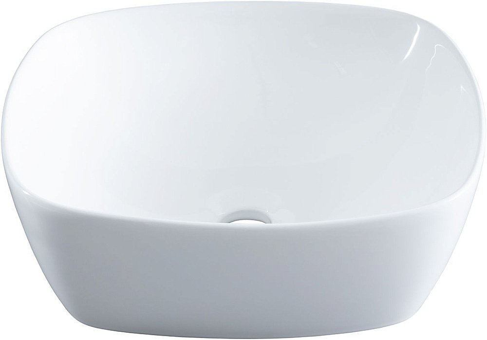 Раковина накладная Aquanet Trend-1 40 273683 белая купить в интернет-магазине Sanbest