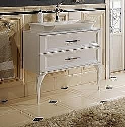 Тумба под раковину AQWELLA LaDonna белая купить в интернет-магазине сантехники Sanbest