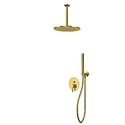 Душевая система WhiteCross Y YSET12GL золото купить в интернет-магазине сантехники Sanbest