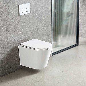 Унитаз Vincea Piatti VT1-11T безободковый, смыв торнадо, с крышкой микролифт, белый купить в интернет-магазине Sanbest