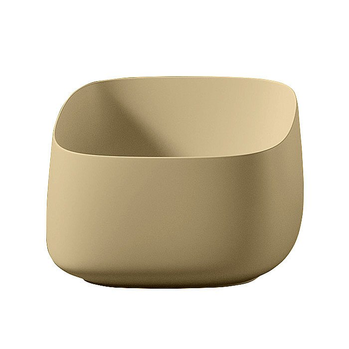 Раковина накладная Artceram Cognac 43 COL006 12 00 Giallo Zinco купить в интернет-магазине Sanbest