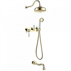 Душевая система Boheme Tradizionale Oro 288 золото купить в интернет-магазине сантехники Sanbest