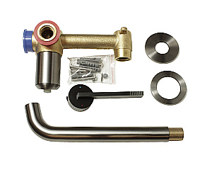 Смеситель для раковины Bronze de Luxe OMG! 9007GM графит матовый купить в интернет-магазине сантехники Sanbest