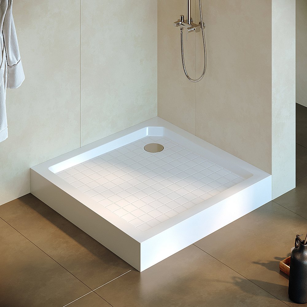 Душевой поддон RGW SMC-W 57350188-01 80x80 белый купить в интернет-магазине Sanbest