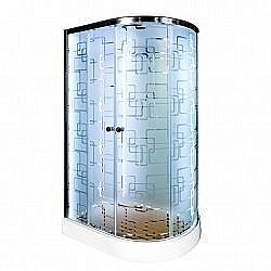 Душевая кабина DTO ЕМ1511 LED с гидромассажем 110х80 купить в интернет-магазине Sanbest