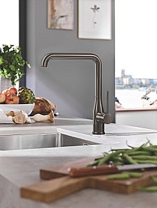 Смеситель для кухни Grohe Essence 30269AL0 темный графит матовый купить в интернет-магазине сантехники Sanbest
