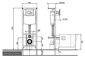 Унитаз Santek Нео 1.WH50.1.758 белый купить в интернет-магазине Sanbest