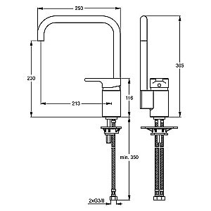 Смеситель для кухни Ideal Standard Active B8084AA купить в интернет-магазине сантехники Sanbest