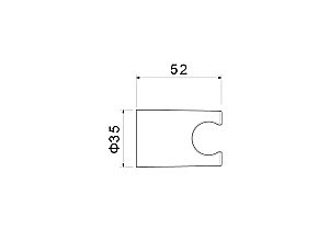 Держатель ручного душа Aquatek AQ2404BG золото шлифованное купить в интернет-магазине сантехники Sanbest