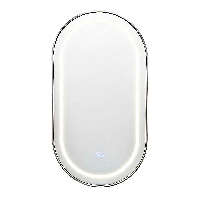 Зеркало Azario Джоли АZ-LED012825 хром глянцевый в ванную от интернет-магазине сантехники Sanbest