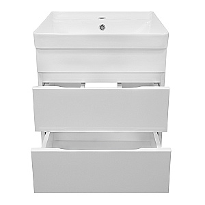 Тумба с раковиной Azario Эстима 50/2 CS00094637 белый глянцевый для ванной в интернет-магазине Sanbest