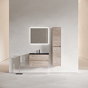 Тумба с раковиной Sancos Libra 100 LB100EG дуб галифакс натуральный для ванной в интернет-магазине Sanbest