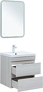 Тумба с раковиной Aquanet Нота New 334203 60 дуб холден для ванной в интернет-магазине Sanbest