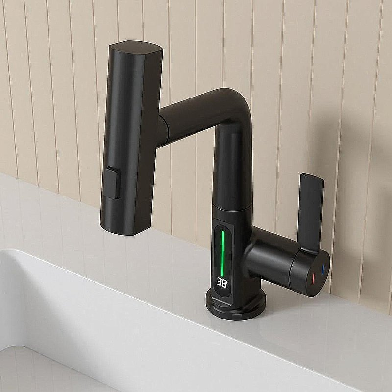 Смеситель для раковины Black&white Sky Day SD3027B черный матовый купить в интернет-магазине сантехники Sanbest