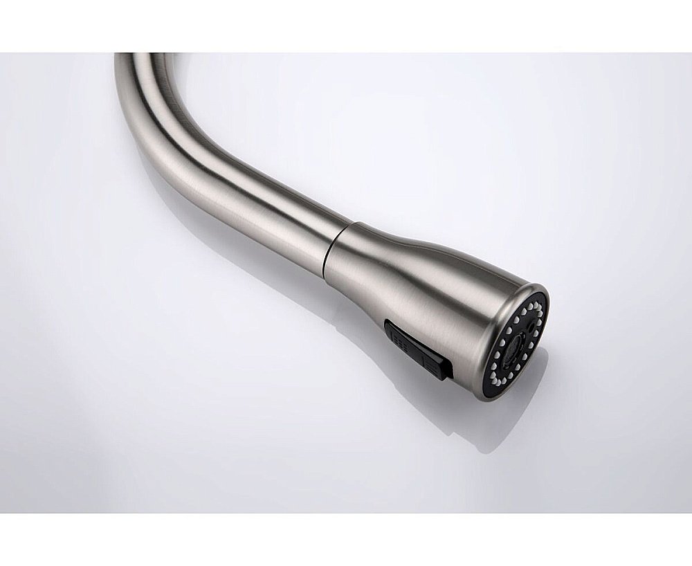 Смеситель для кухни Paulmark Lange La214212-BS брашированная сталь купить в интернет-магазине сантехники Sanbest