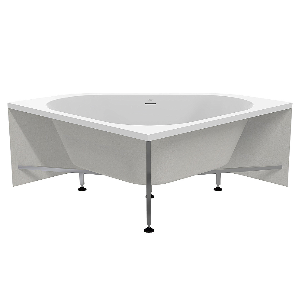 Ванна Abber 135х135 AB9507-1.3 белая купить в интернет-магазине Sanbest