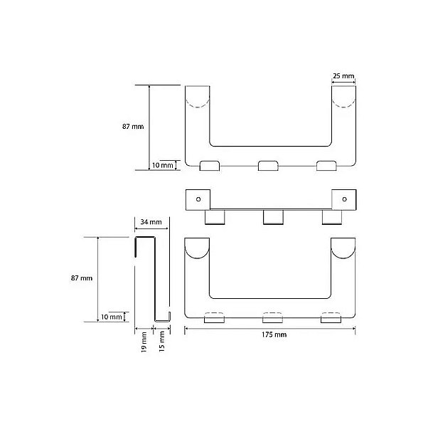 Крючок Bemeta Neo 101106225 хром купить в интернет-магазине сантехники Sanbest