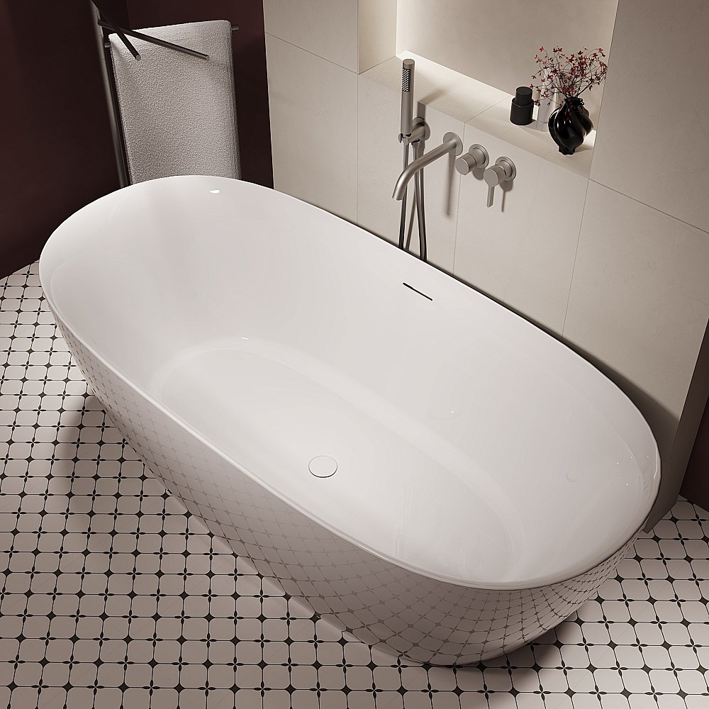 Ванна акриловая Vincea VBT-708-1600, 160x80 белый купить в интернет-магазине Sanbest