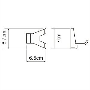 Крючок WasserKRAFT Lopau K-6023D купить в интернет-магазине сантехники Sanbest