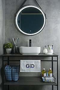 Раковина накладная Gid Geometrico 38,5 N9044 51165 белая купить в интернет-магазине Sanbest