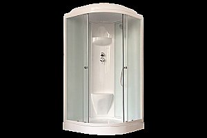 Душевая кабина Royal Bath RB100HK6-WC 100x100 профиль белый/стекло матовое купить в интернет-магазине Sanbest