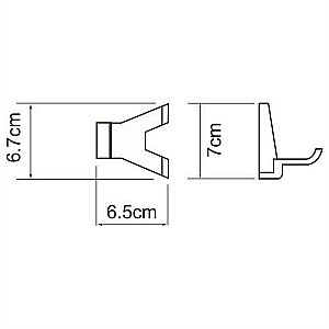 Крючок WasserKRAFT Lopau K-6023D купить в интернет-магазине сантехники Sanbest