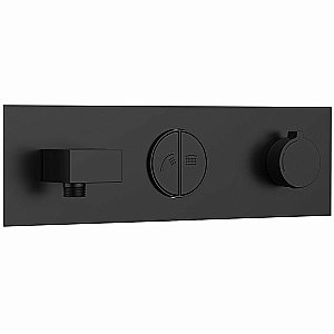 Душевая система Vincea VSFW-422T1MB черная матовая купить в интернет-магазине сантехники Sanbest