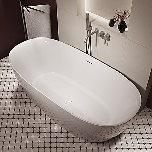 Ванна акриловая Vincea VBT-708-1600, 160x80 белый купить в интернет-магазине Sanbest