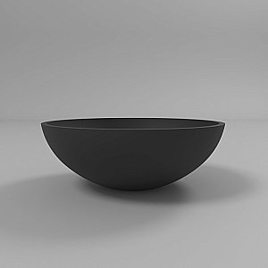 Раковина накладная WhiteCross Cornelian 43 0714.043043.201 черная матовая купить в интернет-магазине Sanbest