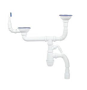 Сифон для кухонной мойки Iddis Kitchen Line S21UPS0i84 белый купить в интернет-магазине сантехники Sanbest