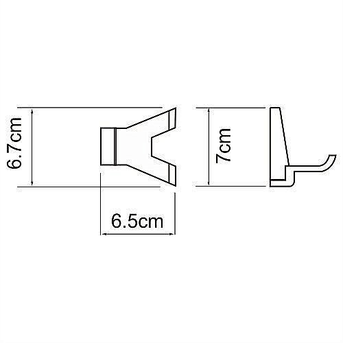 Крючок WasserKRAFT Lopau K-6023D купить в интернет-магазине сантехники Sanbest