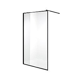 Душевое ограждение Niagara NG-687-10black, алюминий, прозрачное, 100x195см, черное купить в интернет-магазине Sanbest